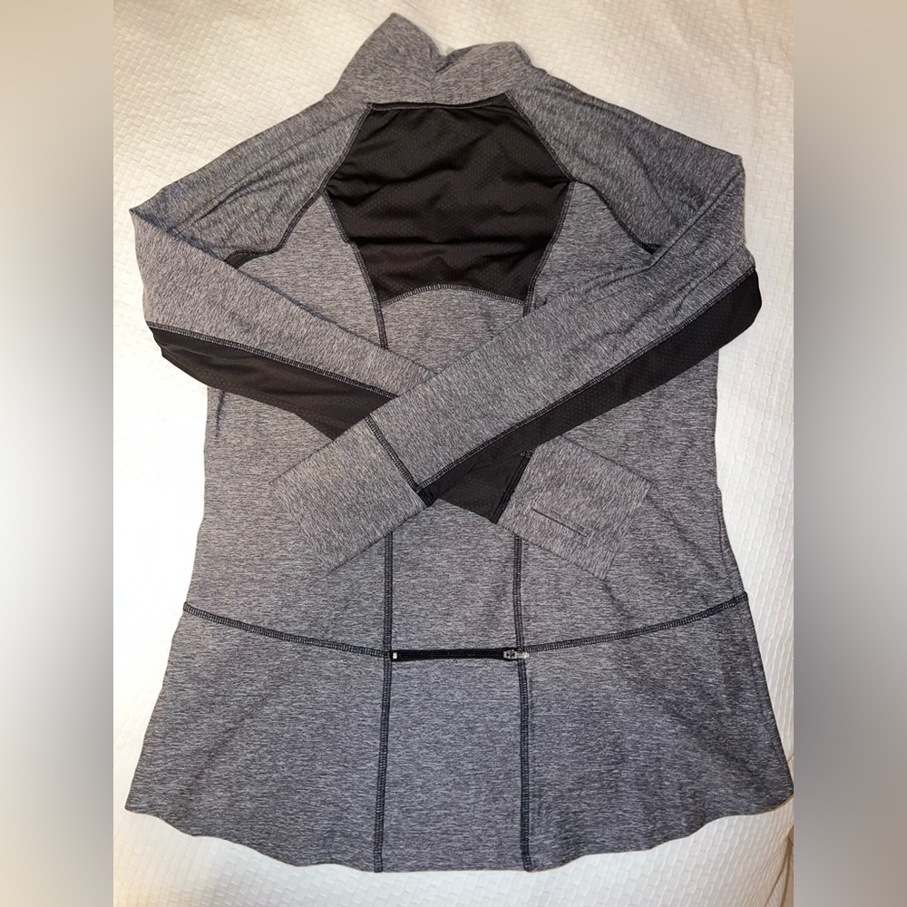 Champion 1/4 Zip Size: L Color: grey